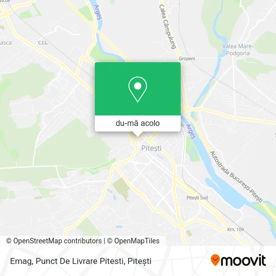 Hartă Emag, Punct De Livrare Pitesti