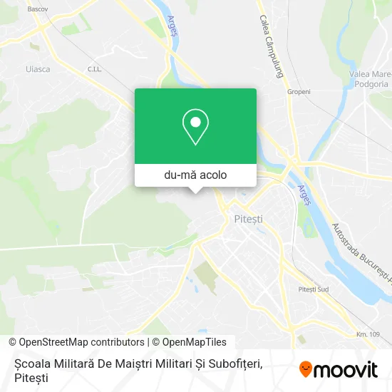 Hartă Școala Militară De Maiștri Militari Și Subofițeri