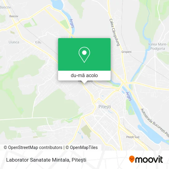 Hartă Laborator Sanatate Mintala