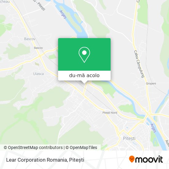 Hartă Lear Corporation Romania