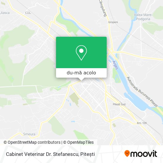 Hartă Cabinet Veterinar Dr. Stefanescu