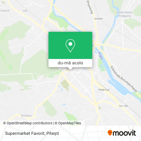 Hartă Supermarket Favorit
