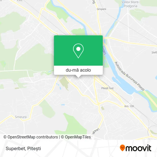 Hartă Superbet