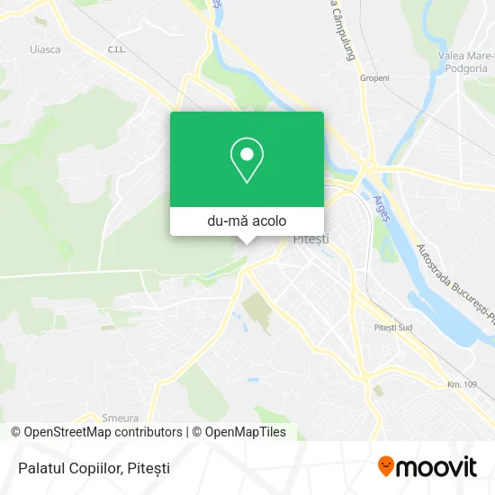 Hartă Palatul Copiilor