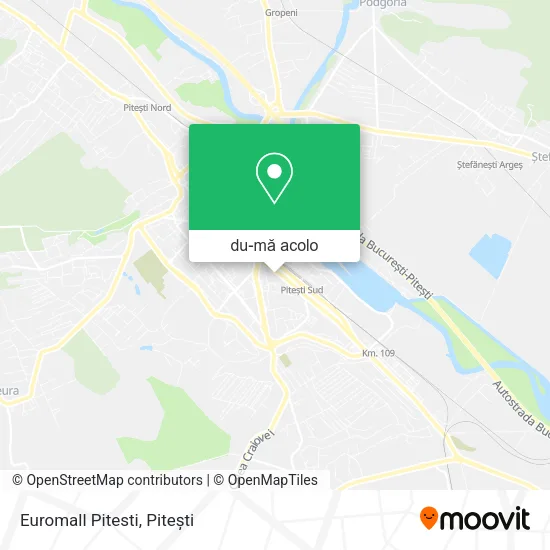 Hartă Euromall Pitesti