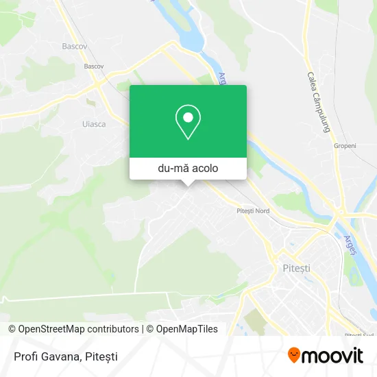 Hartă Profi Gavana