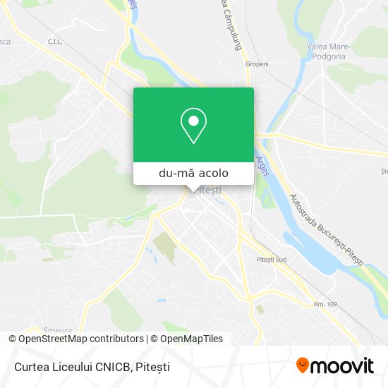 Hartă Curtea Liceului CNICB