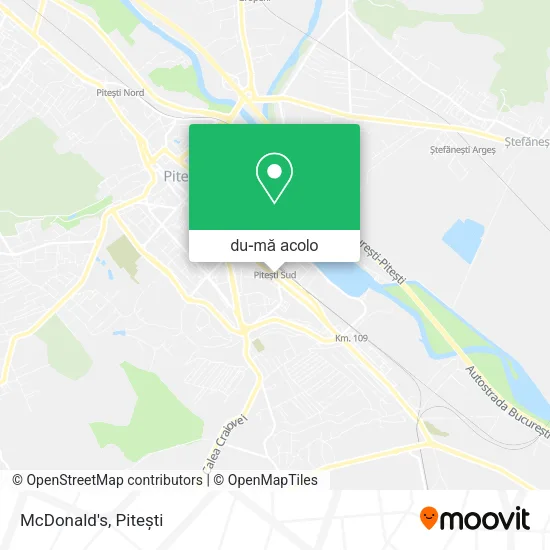 Hartă McDonald's