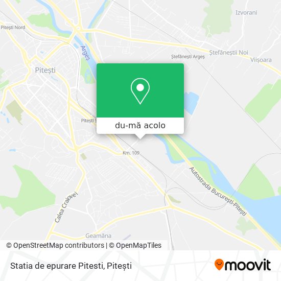 Hartă Statia de epurare Pitesti