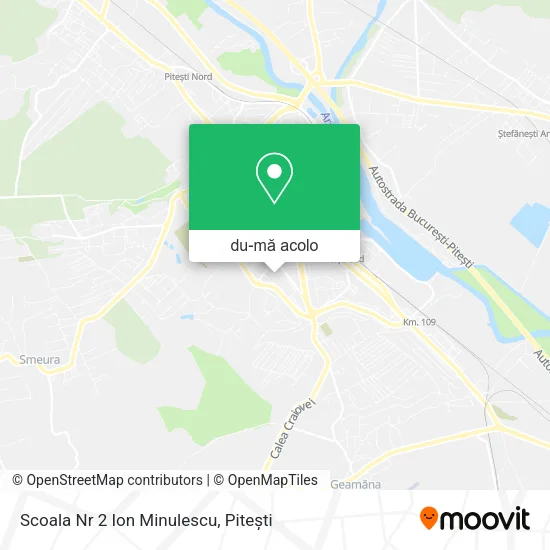 Hartă Scoala Nr 2 Ion Minulescu