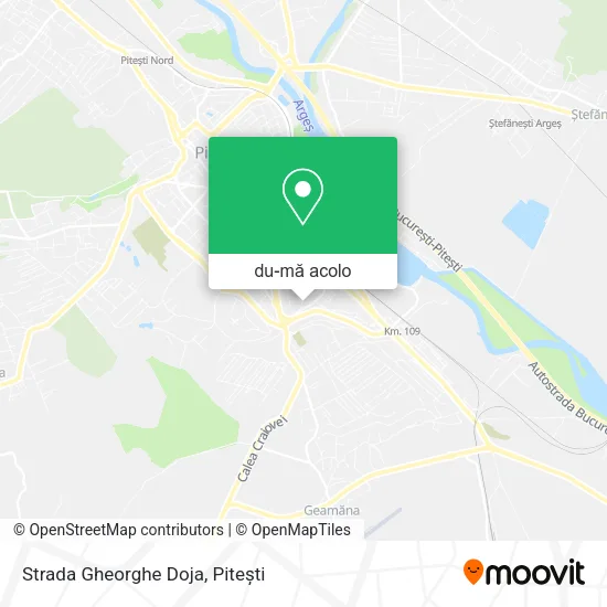 Hartă Strada Gheorghe Doja