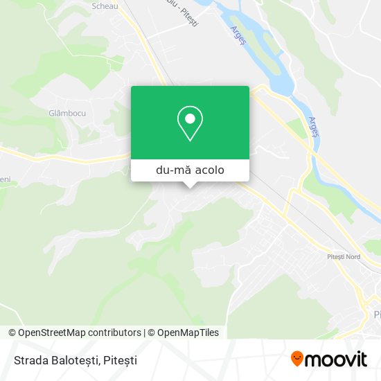 Hartă Strada Balotești