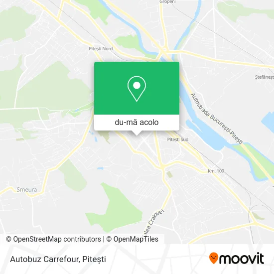 Hartă Autobuz Carrefour