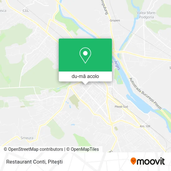 Hartă Restaurant Conti