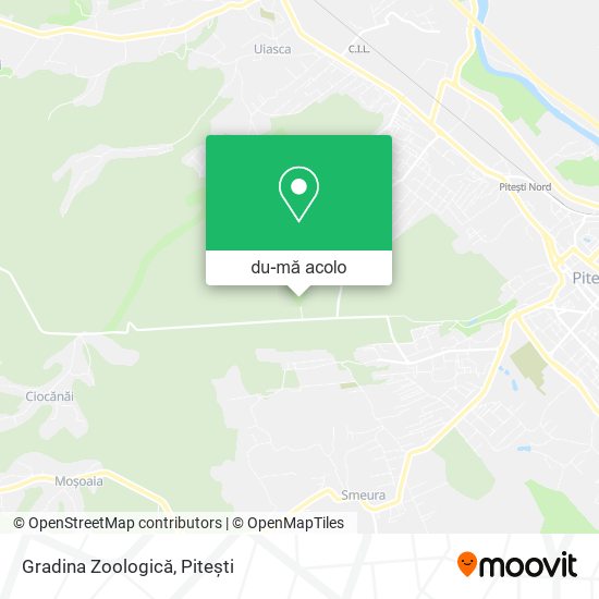 Hartă Gradina Zoologică