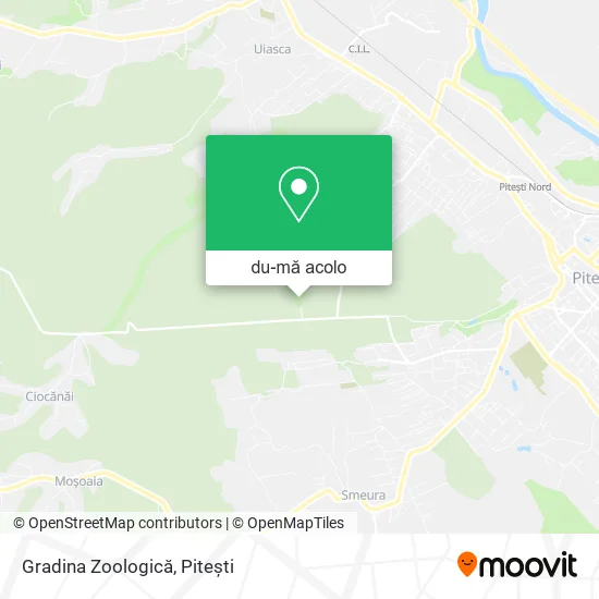 Hartă Gradina Zoologică