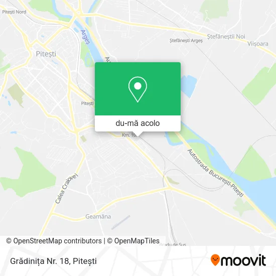 Hartă Grădinița Nr. 18
