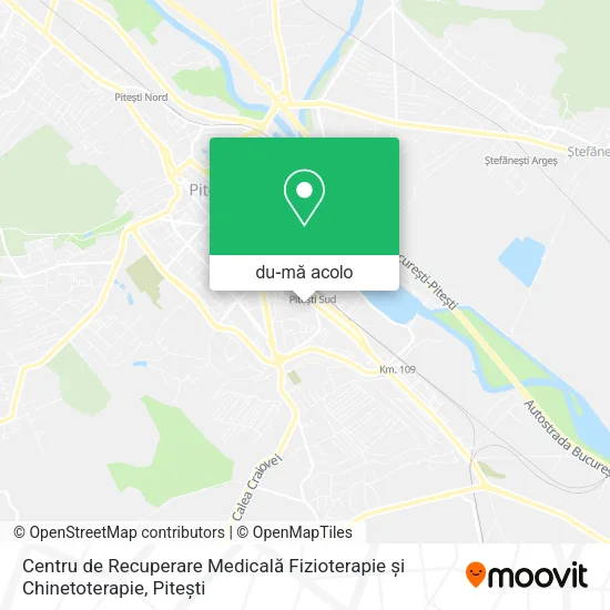 Hartă Centru de Recuperare Medicală Fizioterapie și Chinetoterapie