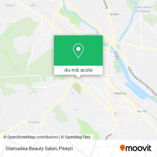 Hartă Glamadea Beauty Salon