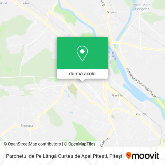 Hartă Parchetul de Pe Lângă Curtea de Apel Pitești