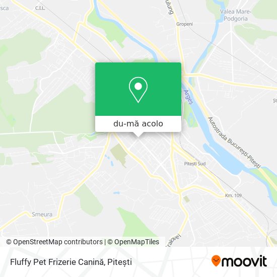 Hartă Fluffy Pet Frizerie Canină