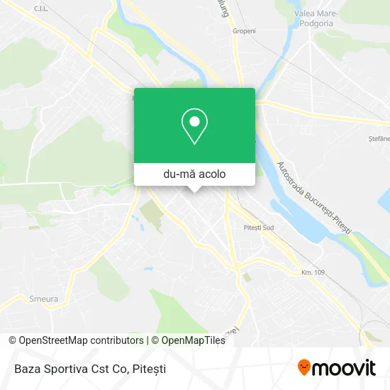 Hartă Baza Sportiva Cst Co