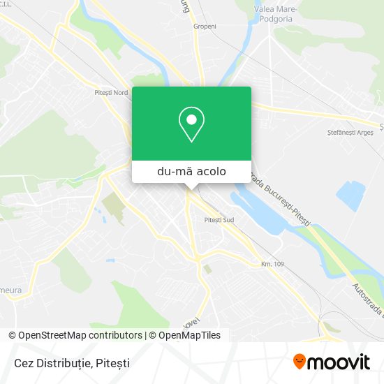 Hartă Cez Distribuție