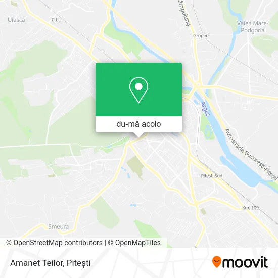 Hartă Amanet Teilor