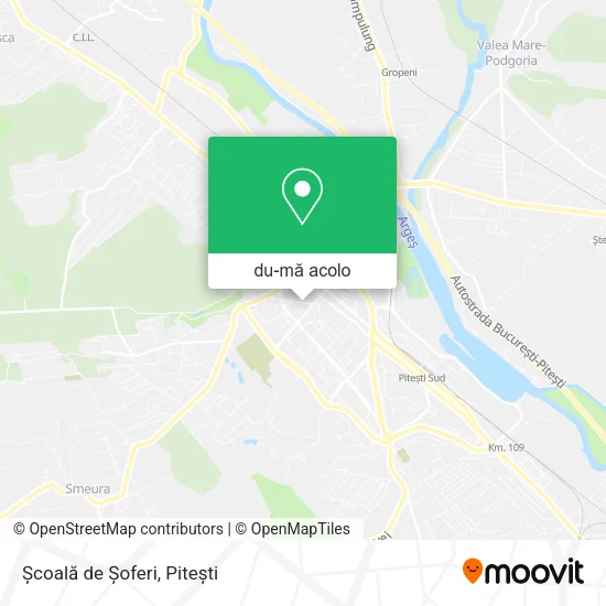 Hartă Școală de Șoferi