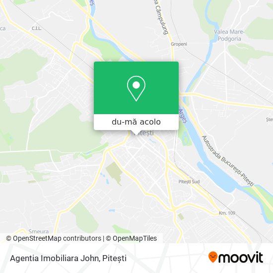 Hartă Agentia Imobiliara John