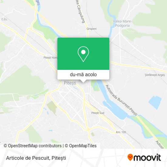 Hartă Articole de Pescuit