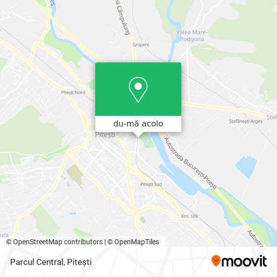Hartă Parcul Central