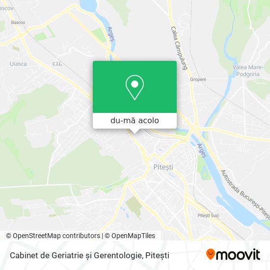 Hartă Cabinet de Geriatrie și Gerentologie