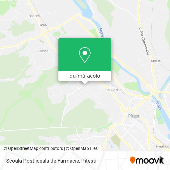 Hartă Scoala Postliceala de Farmacie