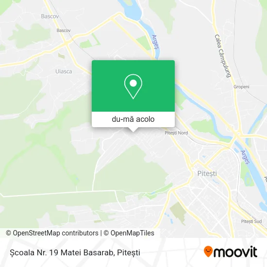 Hartă Școala Nr. 19 Matei Basarab
