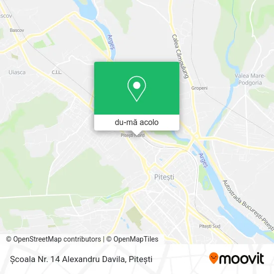 Hartă Școala Nr. 14 Alexandru Davila