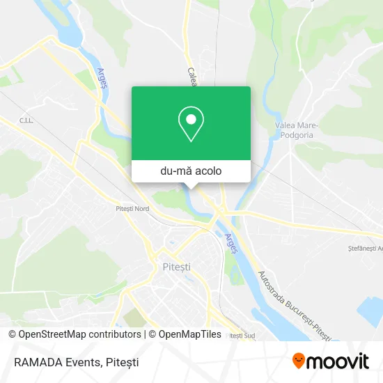 Hartă RAMADA Events