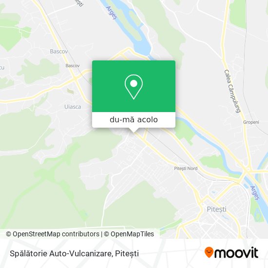 Hartă Spălătorie Auto-Vulcanizare