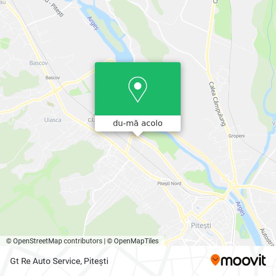 Hartă Gt Re Auto Service