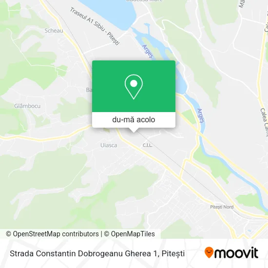 Hartă Strada Constantin Dobrogeanu Gherea 1