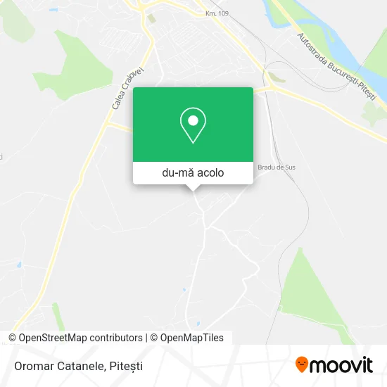 Hartă Oromar Catanele
