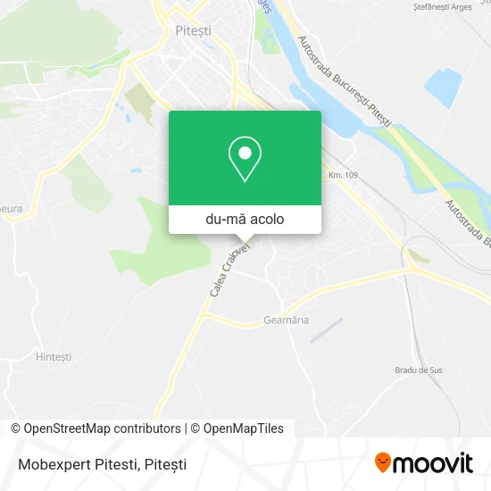 Hartă Mobexpert Pitesti