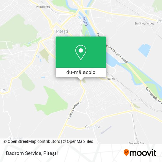 Hartă Badrom Service