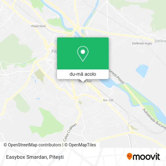 Hartă Easybox Smardan