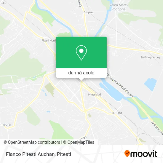 Hartă Flanco Pitesti Auchan
