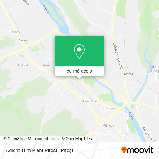 Hartă Adient Trim Plant Pitesti