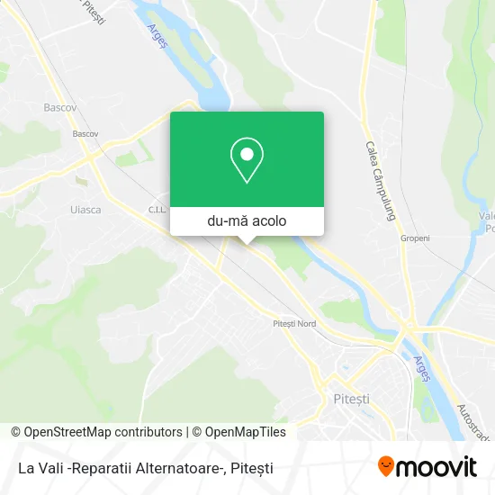 Hartă La Vali -Reparatii Alternatoare-