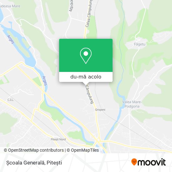 Hartă Școala Generală