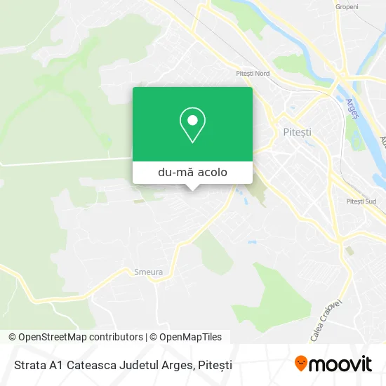 Hartă Strata A1 Cateasca Judetul Arges
