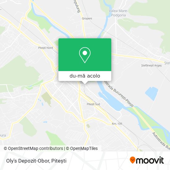 Hartă Oly's Depozit-Obor
